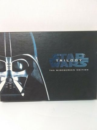 Star Wars Trilogy Thx Widescreen Edition 1995 Vhs Box - Set Collectible Rare
