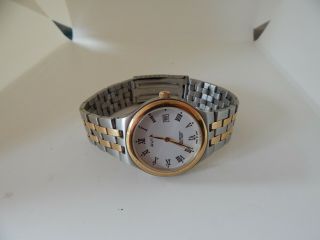 Avia Big Strap Vintage Gents White Dial Watch With Date