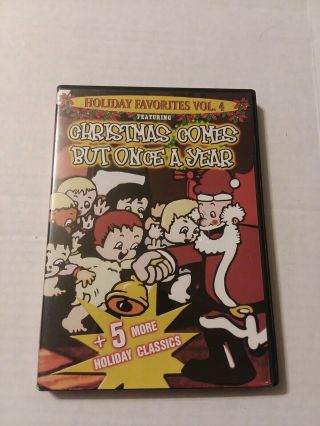 Holiday Favorites Vol.  4 Christmas Comes But Once A Year Dvd.  Rare