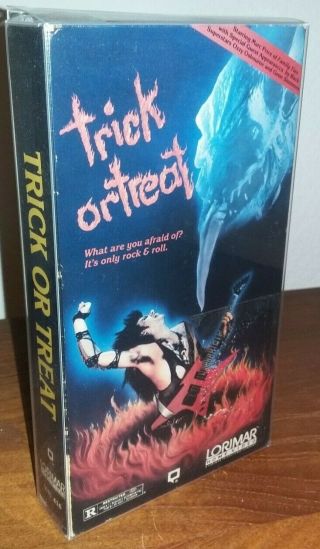 Trick Or Treat Vhs Rare Horror Ozzy Gene Simmons