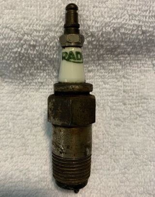 Vintage Antique Radio 1/2 Inch Pipe Thread Spark Plug