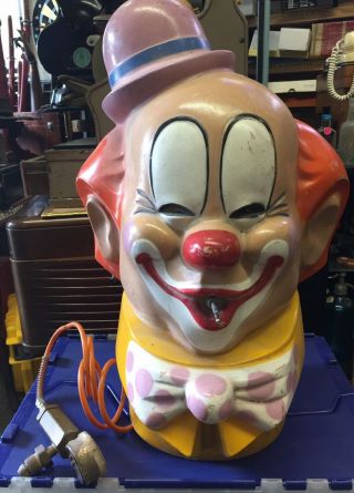 Vintage Mr Windy Balloon Clown Carnival Helium Inflator Amusement Park Rare