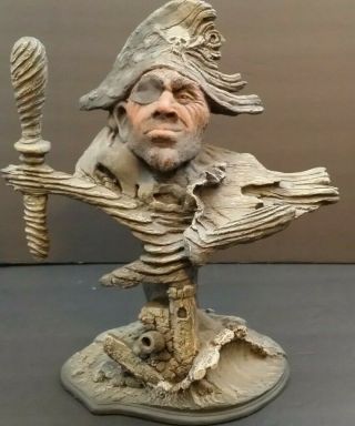 Rare Limited Edition Rick Cain Pirates Cove Sculpture Statue 22/1500 Signed
