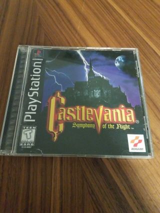 Castlevania Symphony Of The Night Ps1 Playstation 1 - Rare Black Label