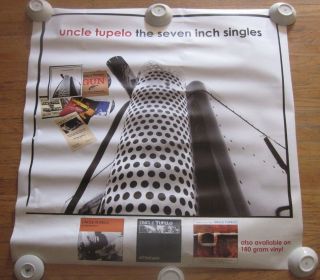 Uncle Tupelo 7 " Promo Poster Vinyl Rare Vintage Son Volt Wilco Rock Promotional
