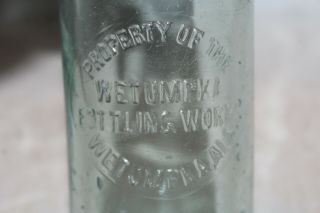 Wetumpka Bottling Circle Slug Embossed Bottle Alabama Ala Al Rare