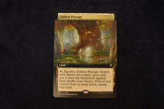 Fabled Passage Extended Art Rare M/nm Throne Of Eldraine Pack Fresh
