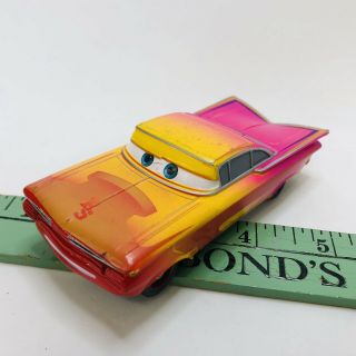 Disney Pixar Cars Ramone Chevy Impala Ombrè Pink To Yellow/orange 4.  5” Rare