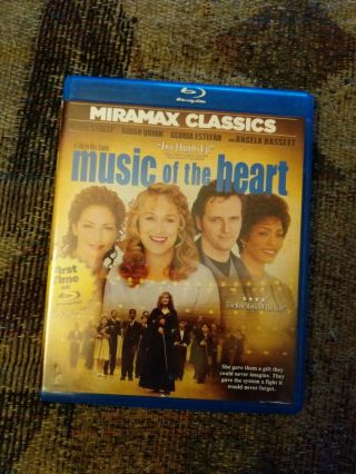 Music Of The Heart (blu - Ray Disc,  2013) Rare Oop Very Hard To Find Blu - Ray