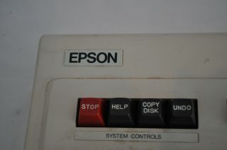 VINTAGE EPSON KEYBOARD MODEL Q703C with WIRE 