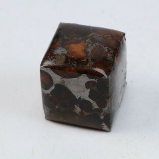 43g Rare slices of Kenyan Pallasite olive Hexagonal meteorite A3933 3