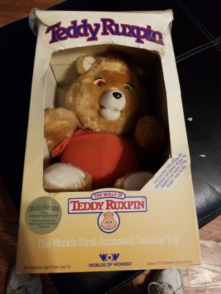 Teddy Ruxpin - Vintage - 1985 And Paperwork