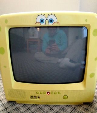 Viacom Spongebob Squarepants 13 " Crt Tv Television Sb316 Emerson Rare