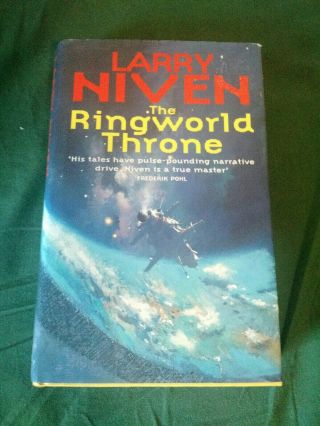 Ringworld Throne By Larry Niven,  1st /1st,  Uk Ed. ,  Vg/vg,  Rare To Find In U.  S.