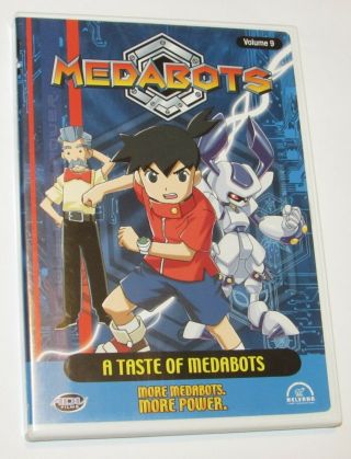 Medabots - Volume 9 - A Taste Of Robots Dvd - Adv Films 2003 Rare Vhtf