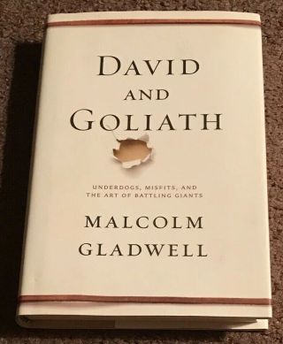 Signed David And Goliath By Malcolm Gladwell Autographed Book Rare