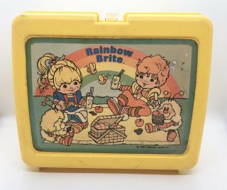 Vintage 1983 Hallmark Cards,  Inc Rainbow Brite Lunch Box