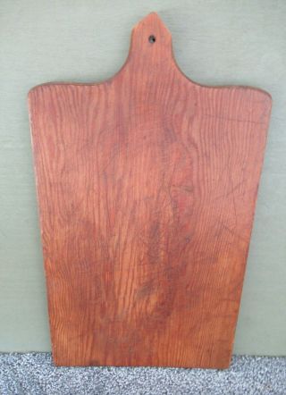 Vintage Bread Cutting Board Primitive Country 16 " X 9 ",  Pine Wood
