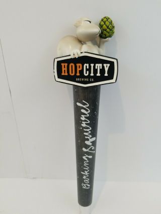 Hop City Brewing Co Barking Squirrel Beer Tap Handle - Rare & Unique -
