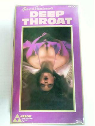 Deep Throat Vhs Rare Vintage Exploitation Sleaze Big Box Arrow Video Cult