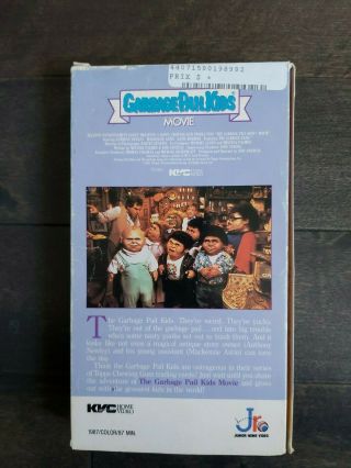 Garbage Pail Kids VHS Movie 1987 Rare 2