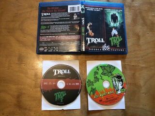Troll & Troll 2 Blu Ray & Best Worst Movie Dvd Scream Factory Rare Oop 2 Disc
