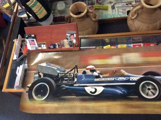 Jackie Stewart Rare March - Ford 5 Formula One Race Car 1970 Poster