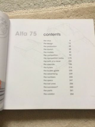 Alfa Romeo 75 & Milano Driven To Be Different Rare Hard Back Book 3