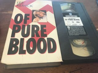 Of Pure Blood Rare Vhs 1986 Lee Remick