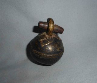 Antique Tibet Nepal Himalaya Top High Aged Ancient Magic Bronze Shamanic Bell