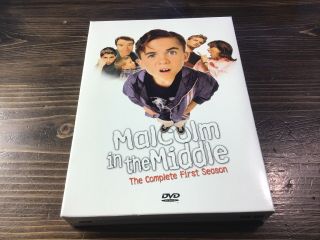 Malcolm In The Middle - The Complete First Season (dvd,  2002,  3 - Disc Set) Rare