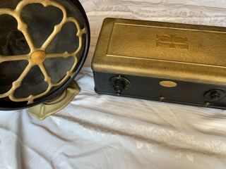 Vintage Atwater Kent Radio & Speaker Model 44 Rare Set