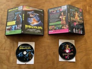 Hobgoblins 1 & 2 Dvd Micro Uncut Hand Puppet Hand Oop Extremely Rare Htf