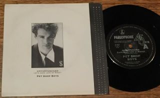 Pet Shop Boys:opportunities (version Latina Edit).  Very Rare Aussie/oz 7 " - 1985 -