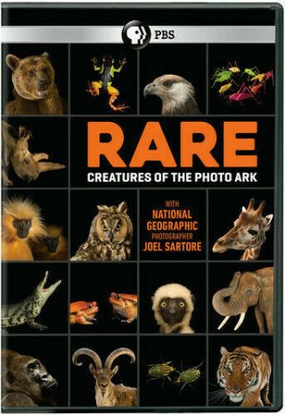 Rare: Creatures Of The Photo Ark (dvd,  2017,  Widescreen,  Region 1)