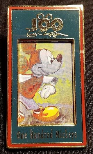 Rare 2002 Disneyland One Hundred Mickeys Series 34 In The Game Pin Le 3500