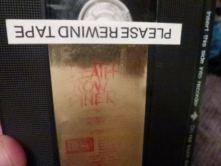 Death Row Diner RARE Vintage VHS w/ Clamshell Case 2