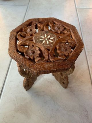 Wood Carving Stand Made In India