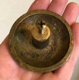 Large Vintage Solid Brass ORNATE Door Pull Knob Handle SPAIN Antique Reclaimed 3