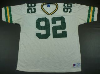 Rare Vintage Champion Reggie White Green Bay Packers Nfl Football Jersey 90s 48