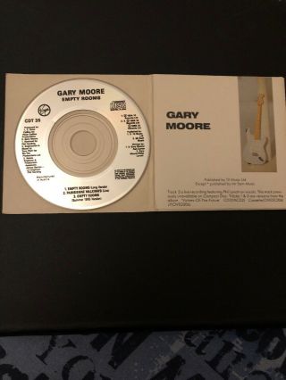 Gary Moore Empty Rooms.  Rare 3 Inch CD Single. 2