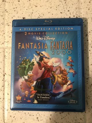 Fantasia Anthology Blu - Ray/dvd,  2010,  4 - Disc Set,  Special Edition Disney Rare