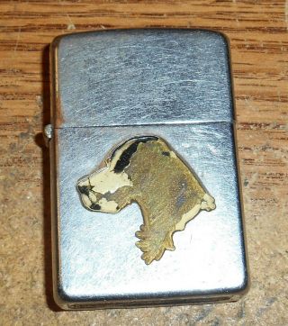 Late 1940s/early 1950s Zippo Town And Country Setter Full Size Lighter/very Rare