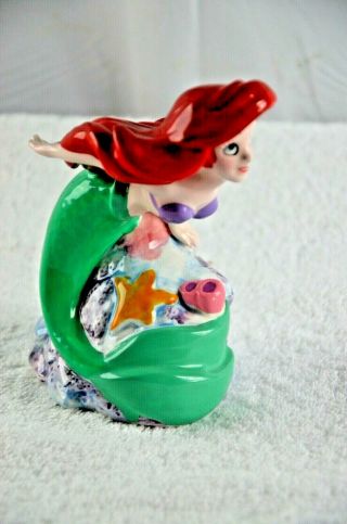 Disney The Little Mermaid Ariel Ceramic Figure Figurine Rare Japan