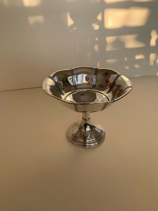 Sterling Silver Compote,  Vintage,  Weighted,  P.  S.  Co