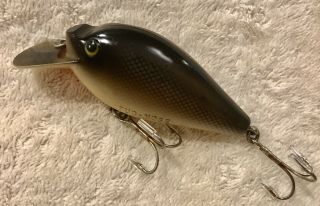Fishing Lure Fred Arbogast Rare Pro Series Black Scale Pug Nose Tackle Box Bait