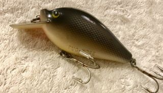 Fishing Lure Fred Arbogast Rare Pro Series Black Scale Pug Nose Tackle Box Bait 3