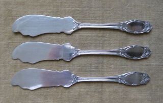 Abbotsford by Simpson Hall & Miller Sterling Silver 3 Butter Spreaders 2