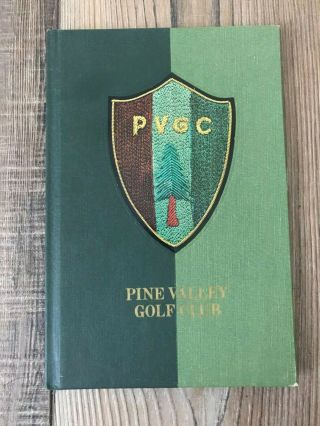 Pine Valley Golf Club 1969 Membership Roster Club Rules Policies Book Rare