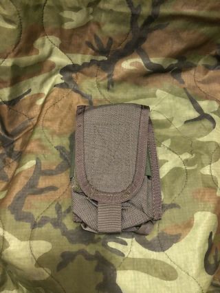 Rare Paraclete Smoke Green Sr25 Pouch Pre Msa Sf Cag Old Gen Oif Oef Afsoc Molle